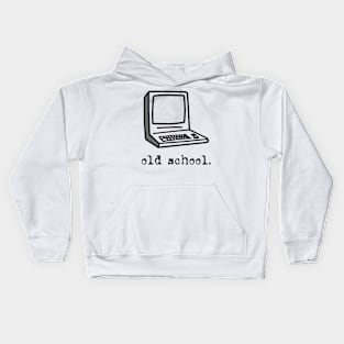 Old School Computer Design Kids Hoodie